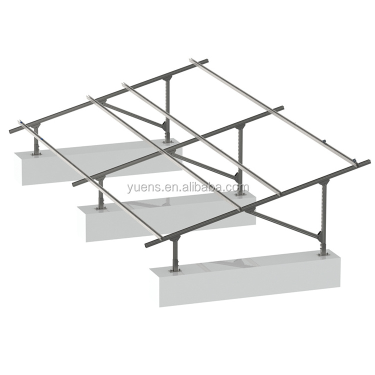 Ground Rack Pv Structure Mounting System HDG Steel Ground Mount Pv Solar Panel Mounting Kit Solar Panel Ground Stand