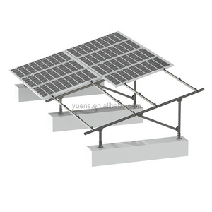 Ground Rack Pv Structure Mounting System HDG Steel Ground Mount Pv Solar Panel Mounting Kit Solar Panel Ground Stand