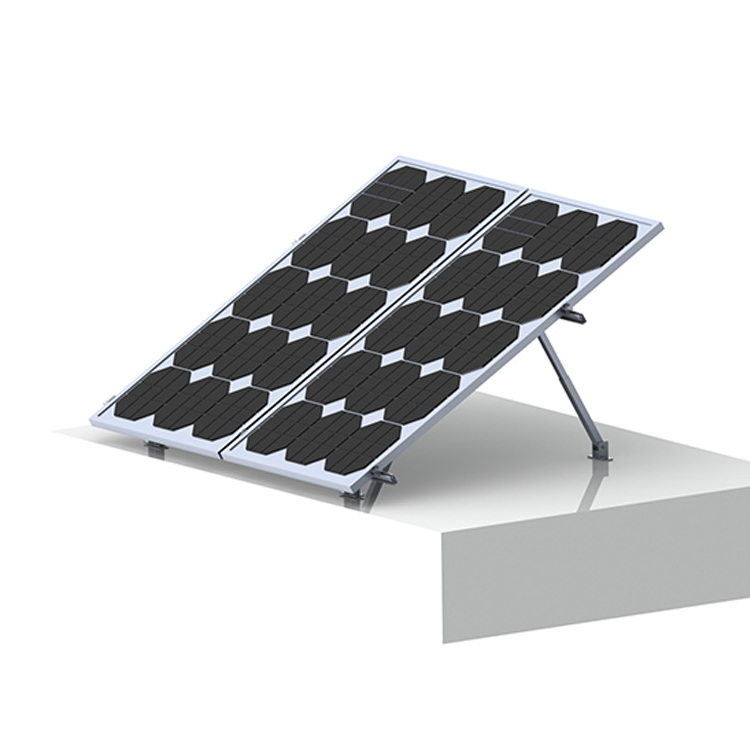 Yuens OEM China Factory Adjustable No Rail Aluminum Bracket Solar Panel Mount Racks For Flat Roof And Open Field Ground