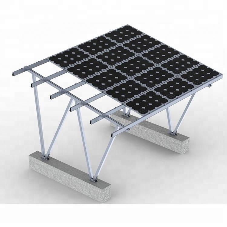 Waterproof solar car shade car parking shade pv mounting structure.