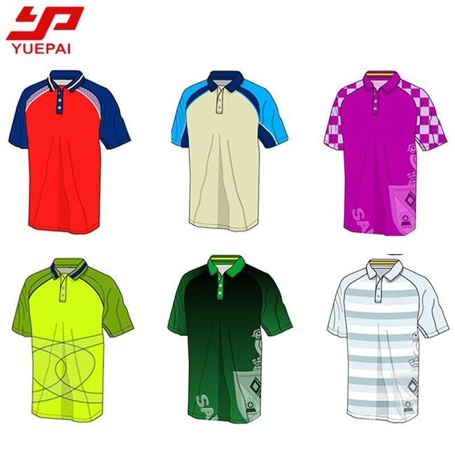 New design digital Printed customized sublimation cricket jersey