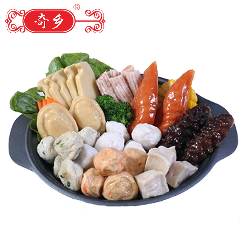 Vegetarian food plant protein manufacturer in china hot pot food for instant Vegetarian seafood hot pot