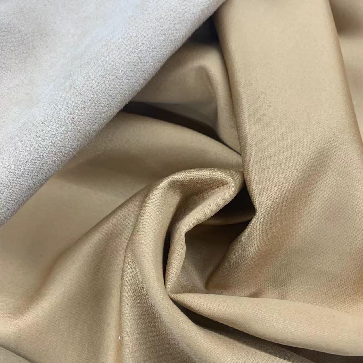 100%T  Five Suede fabric 130gsm Suitable for curtains, sofas, clothing, cushions, etc.