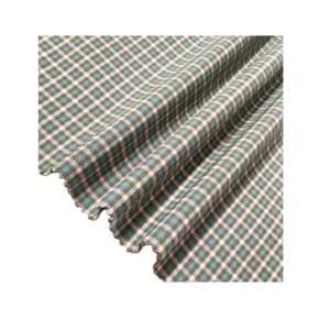 Twill check yarn-dyed checked fabric Uniform polyester rayon spandex fabric used in pants, skirts and suits