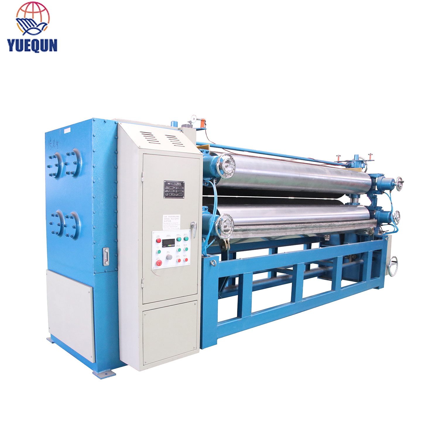 Double Surface Plywood Glue Spreader Machine 8 Rollers Automatic Sanding Wood Machine