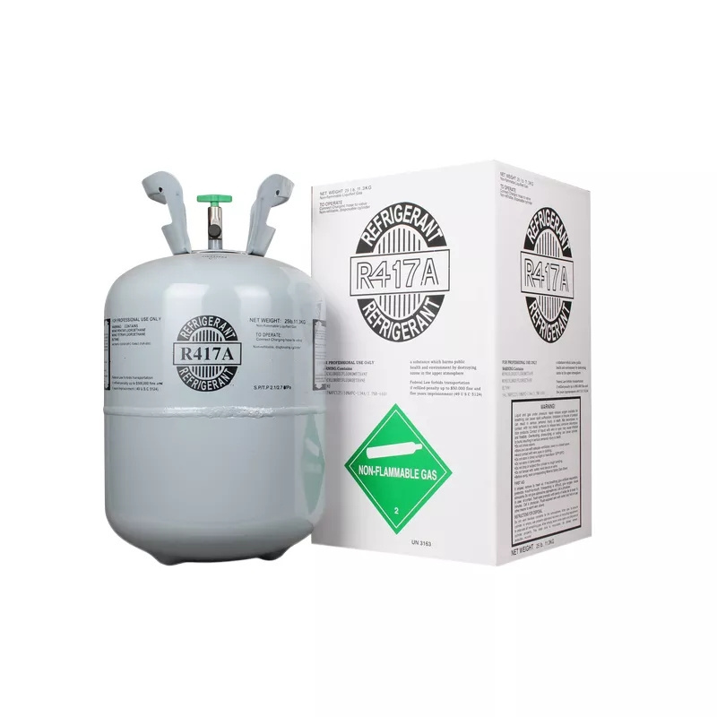 Refrigerant R417A for supermarket freezer, net weight 11.3kg, high purity 99.9% refrigerant