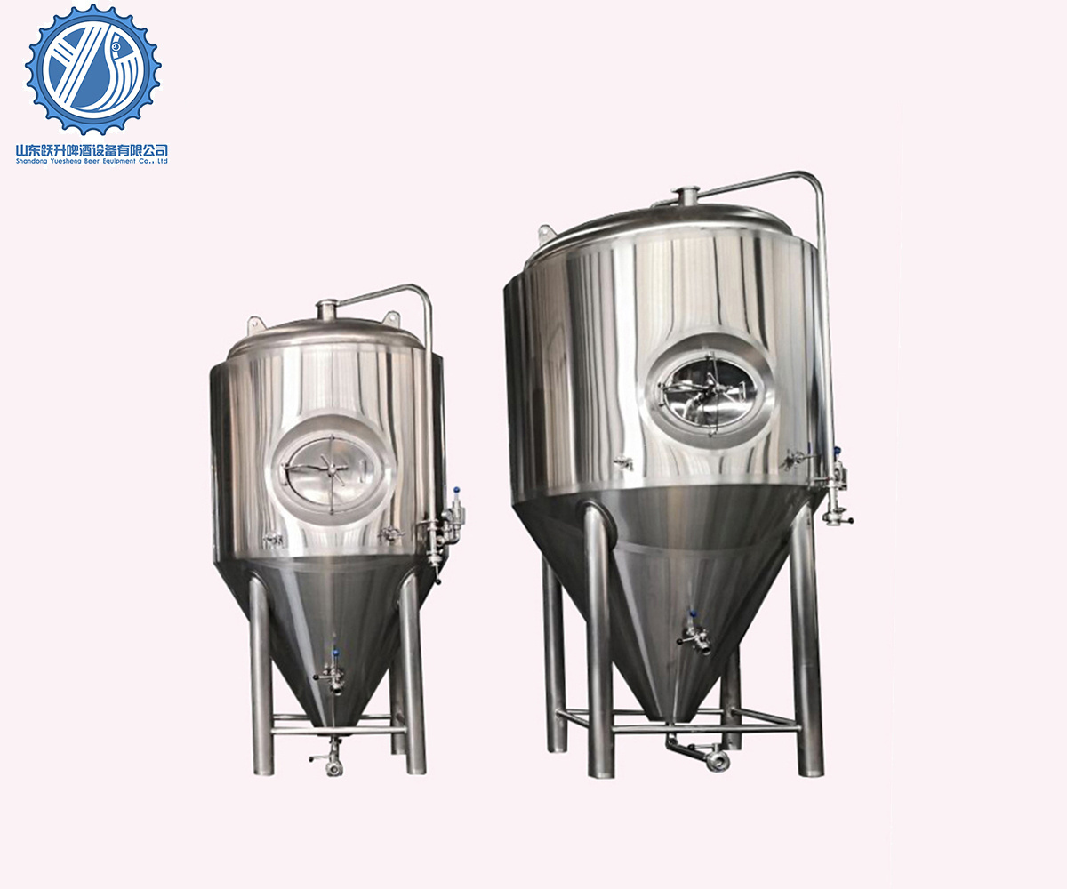 100liter 200l 400L 500 gallon 30 bbl 4000 liter 5000l 10000l cooled stainless steel conical beer fermenter price