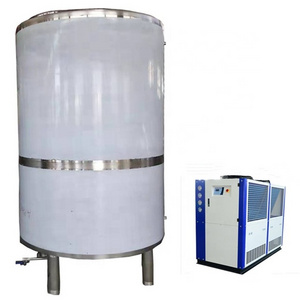 Factory price stainless steel 500L 1000L 2000L 3000L 5000L 10000L Glycol cooling tank for Beer Brewing