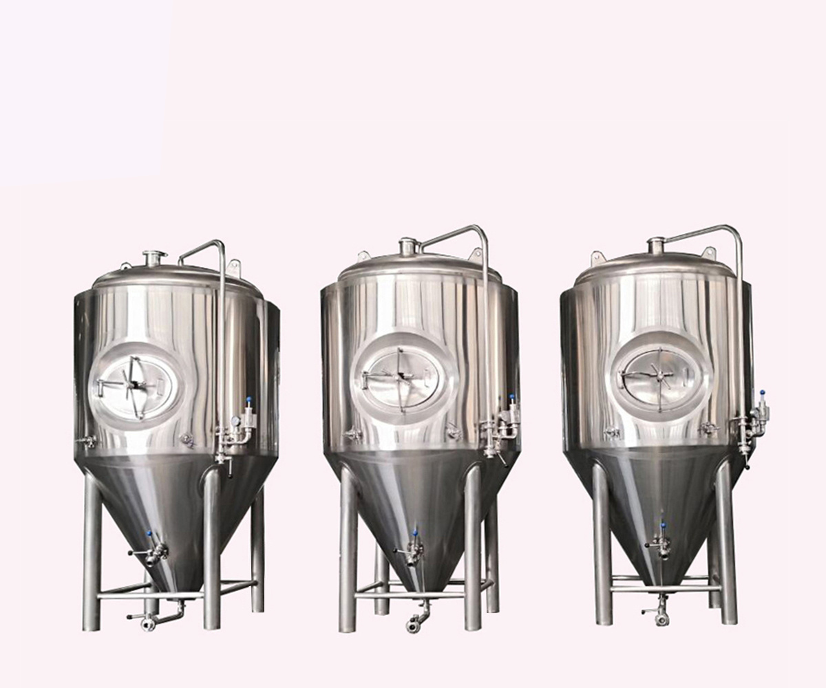 100liter 200l 400L 500 gallon 30 bbl 4000 liter 5000l 10000l cooled stainless steel conical beer fermenter price