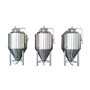 100liter 200l 400L 500 gallon 30 bbl 4000 liter 5000l 10000l cooled stainless steel conical beer fermenter price