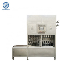 semi auto beer can bottle filling  capping machine 6 head beer bottling machine  for sale