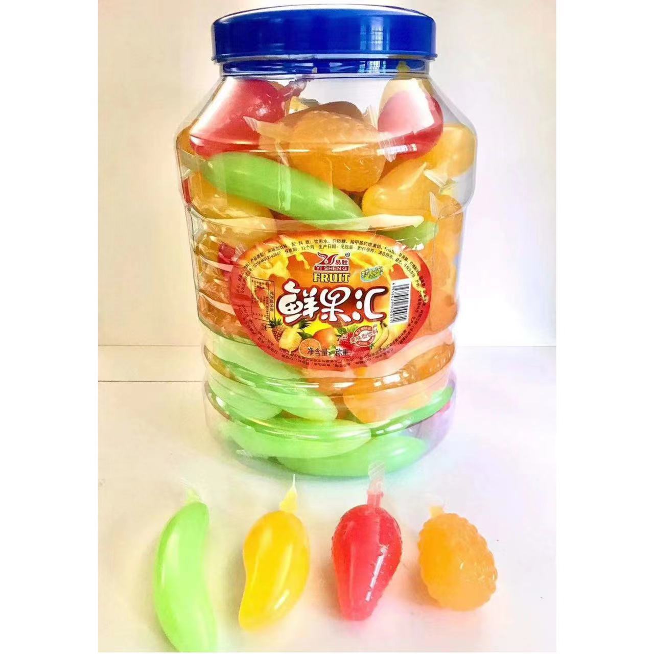 Colorful Cute China Cartoon OEM Colorful Pudding Fruit Shaped  Pudding Fruit Shaped Jelly