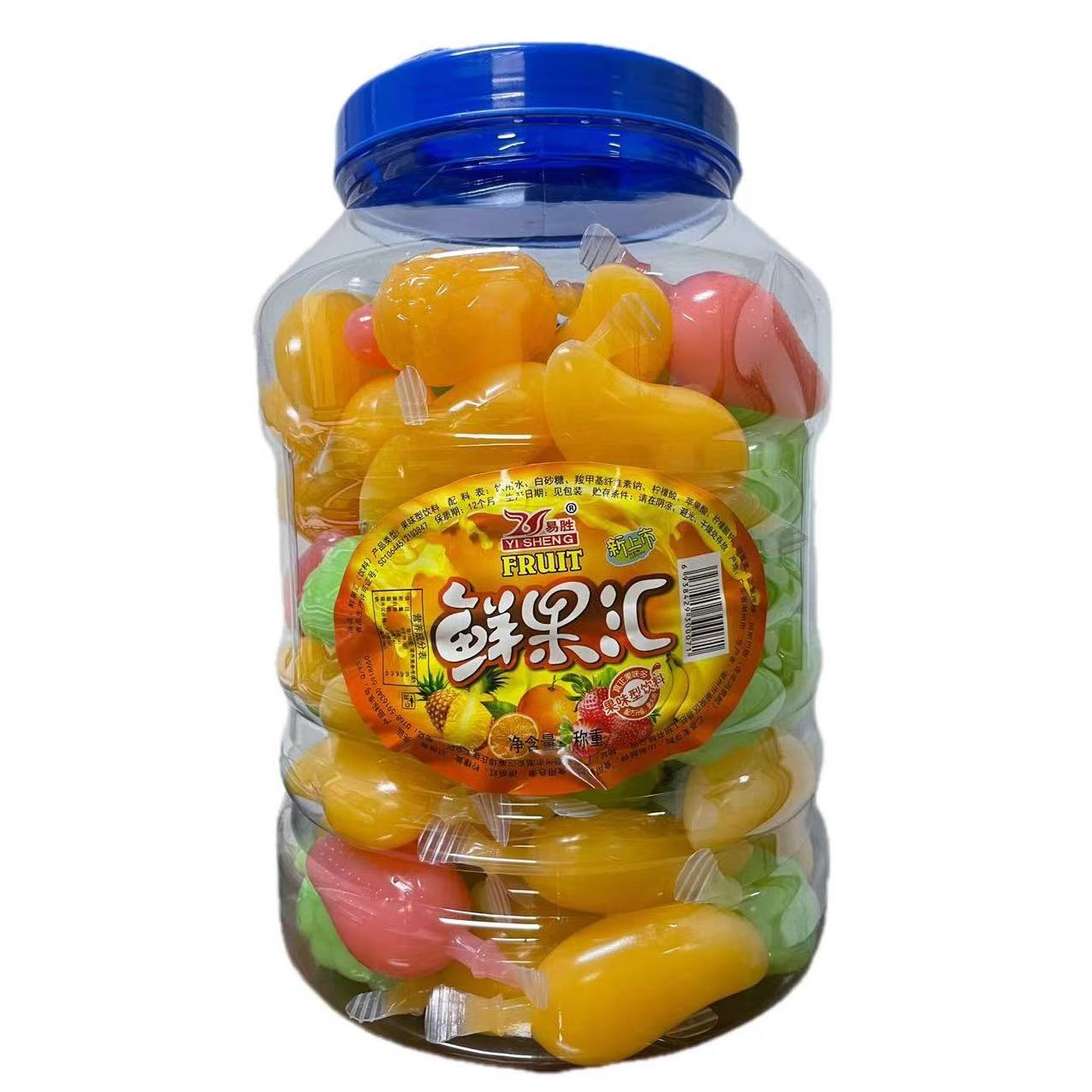 Colorful Cute China Cartoon OEM Colorful Pudding Fruit Shaped  Pudding Fruit Shaped Jelly