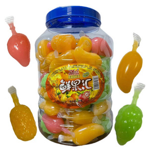 Colorful Cute China Cartoon OEM Colorful Pudding Fruit Shaped  Pudding Fruit Shaped Jelly