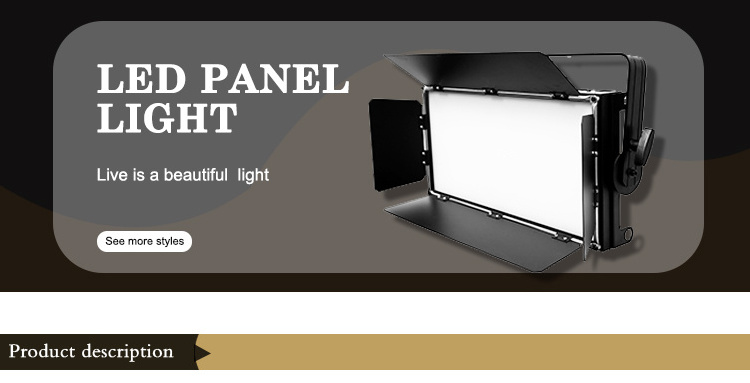 YS-480-W DMX512 LED 200w Studio panel Warm White Cool White Led Soft Video Panel Light