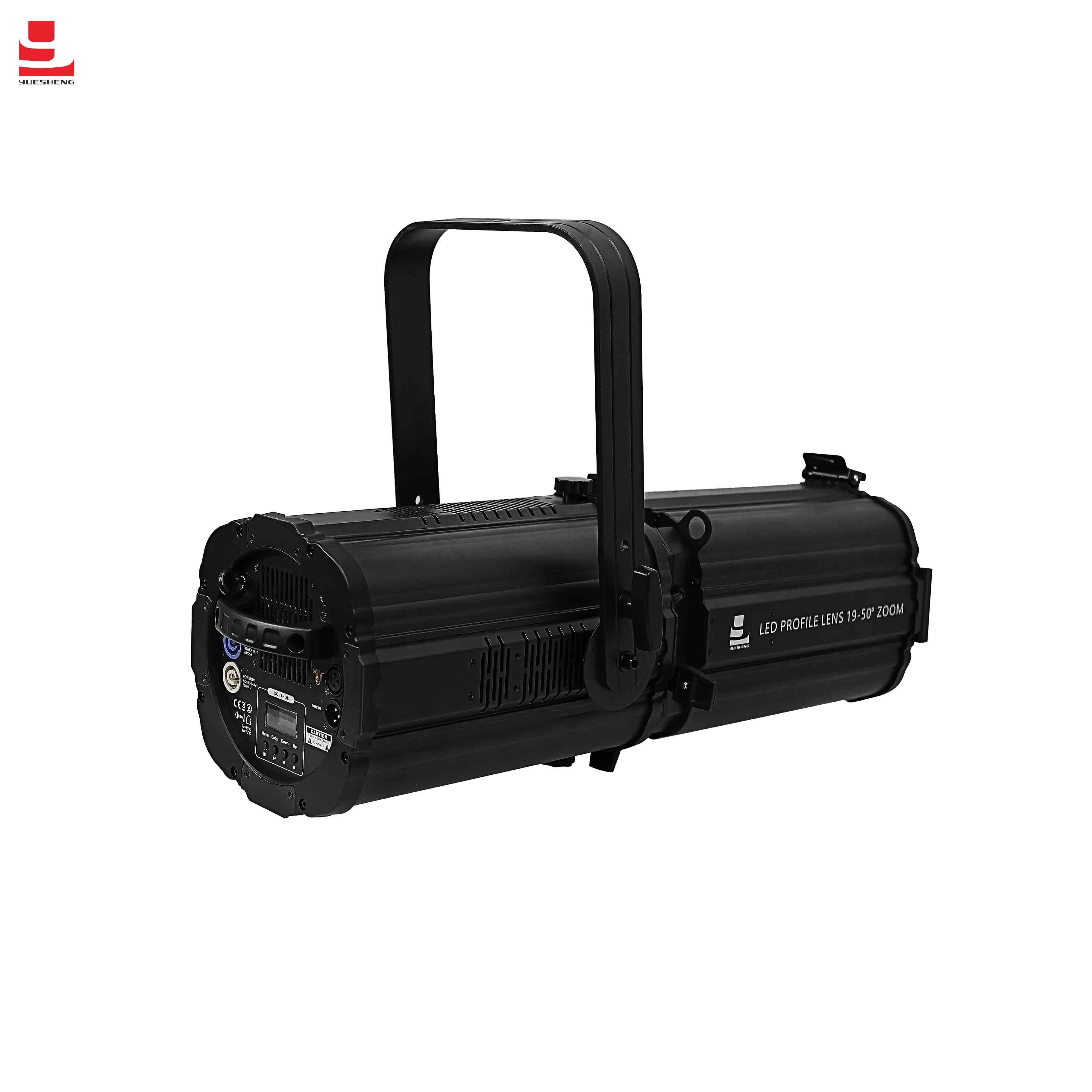 YS-400ZPFE-W Auto focus High Quality 400W ETC Optical Lens Led Aluminum Profile Light LED Spotlight Profile Light