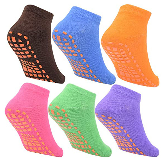 Low Price Thick  Cotton Anti Slip socks  Non Skid Ankle Toddler Kids  non skid Socks