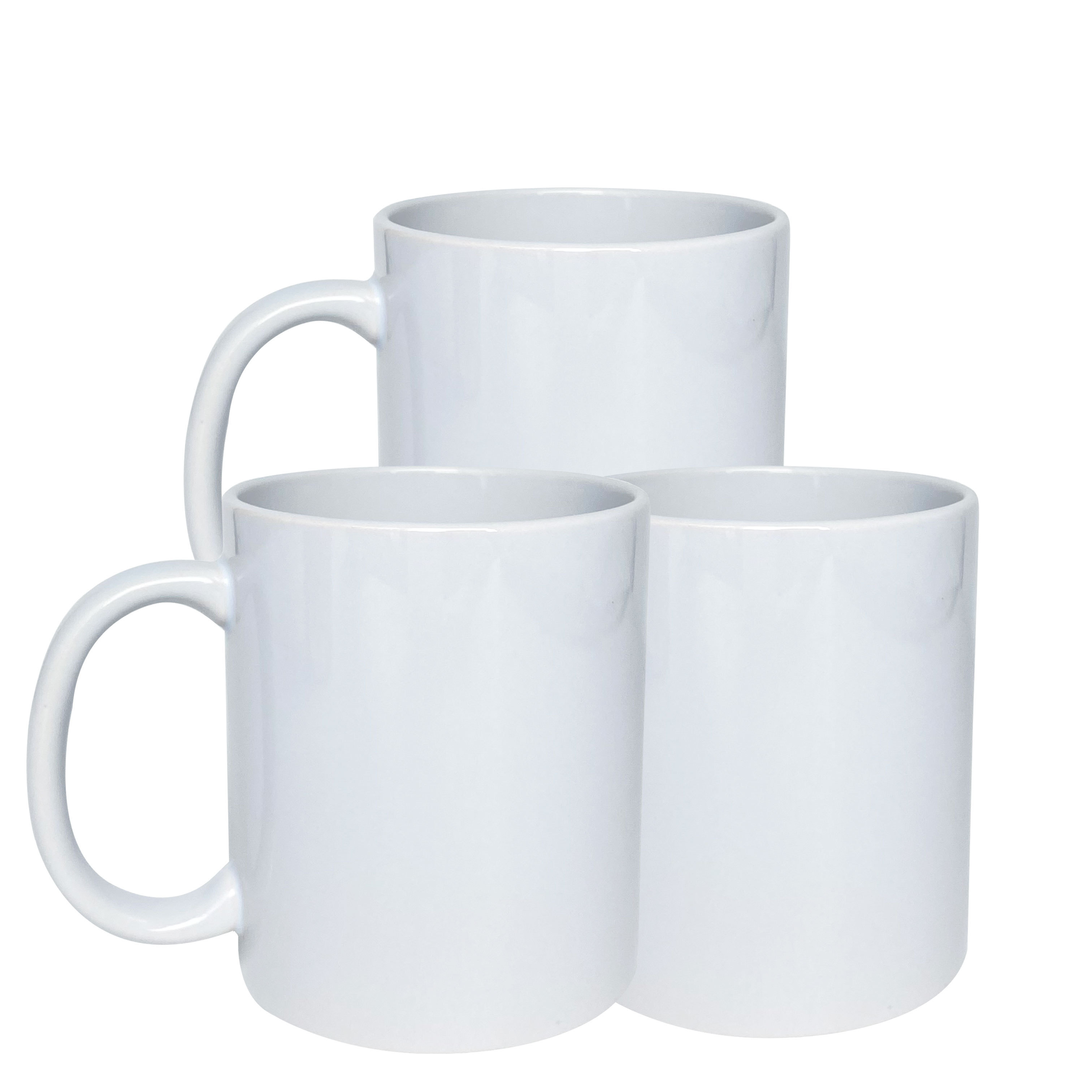 US Wholesale custom Logo 11oz/15oz High Quality White Sublimation Blanks Product Ceramic tea Coffee christmas ceramic mug