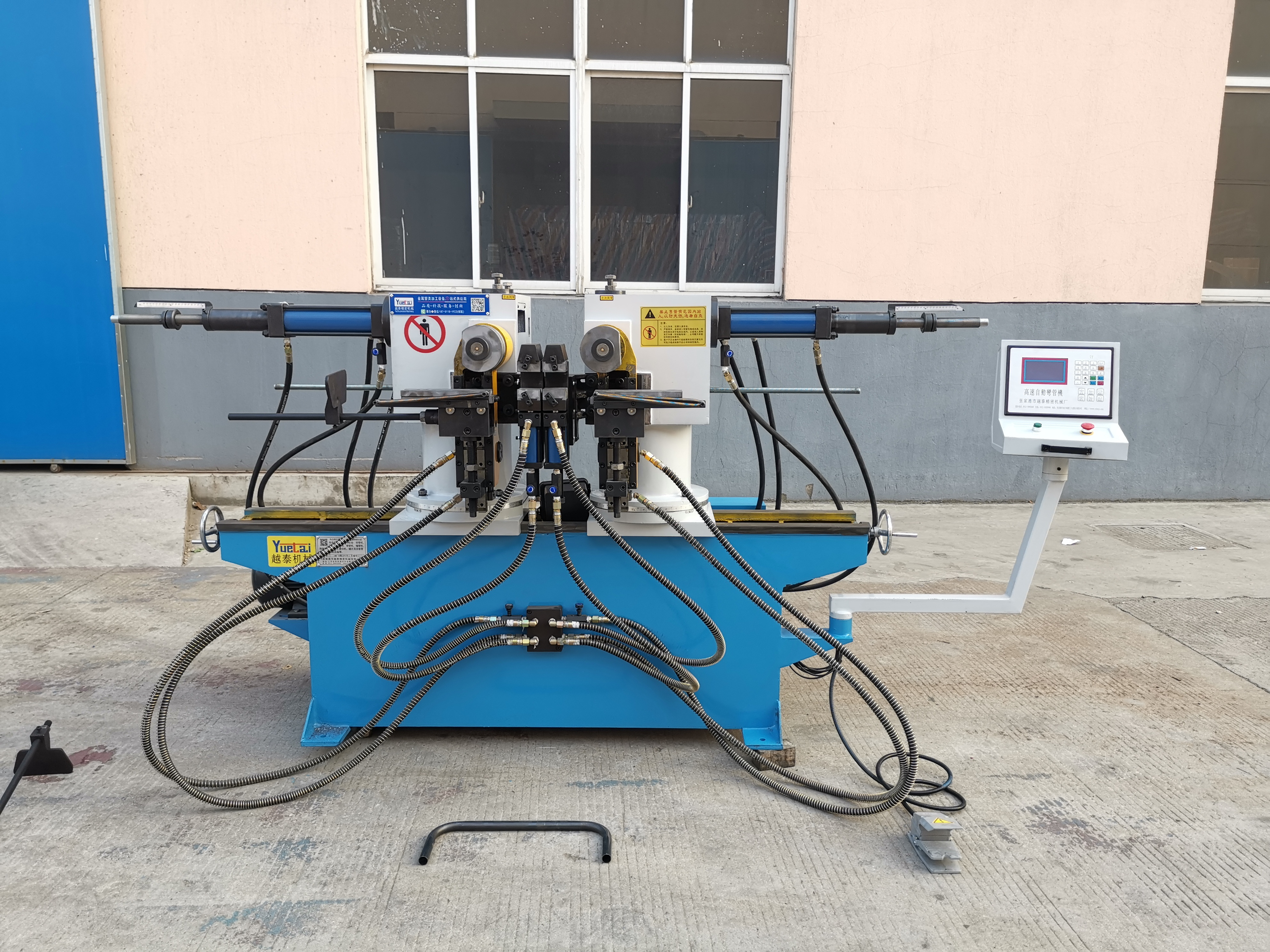 Factory supply high efficiency hydraulic double head pipe bending machine tube bending machine for table chair