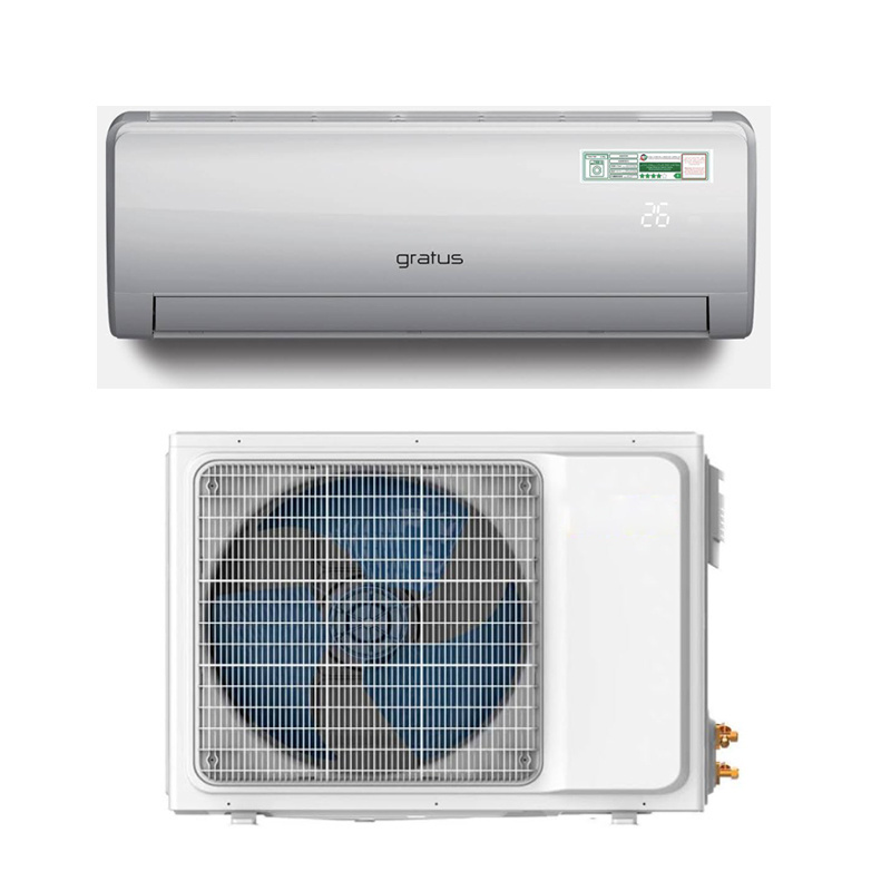 UAE GRATUS 3 TON 36000btu high wall air conditioner 220V 50hz R410a T3 cooling only fast turbo cooling golden fin 4D air flow