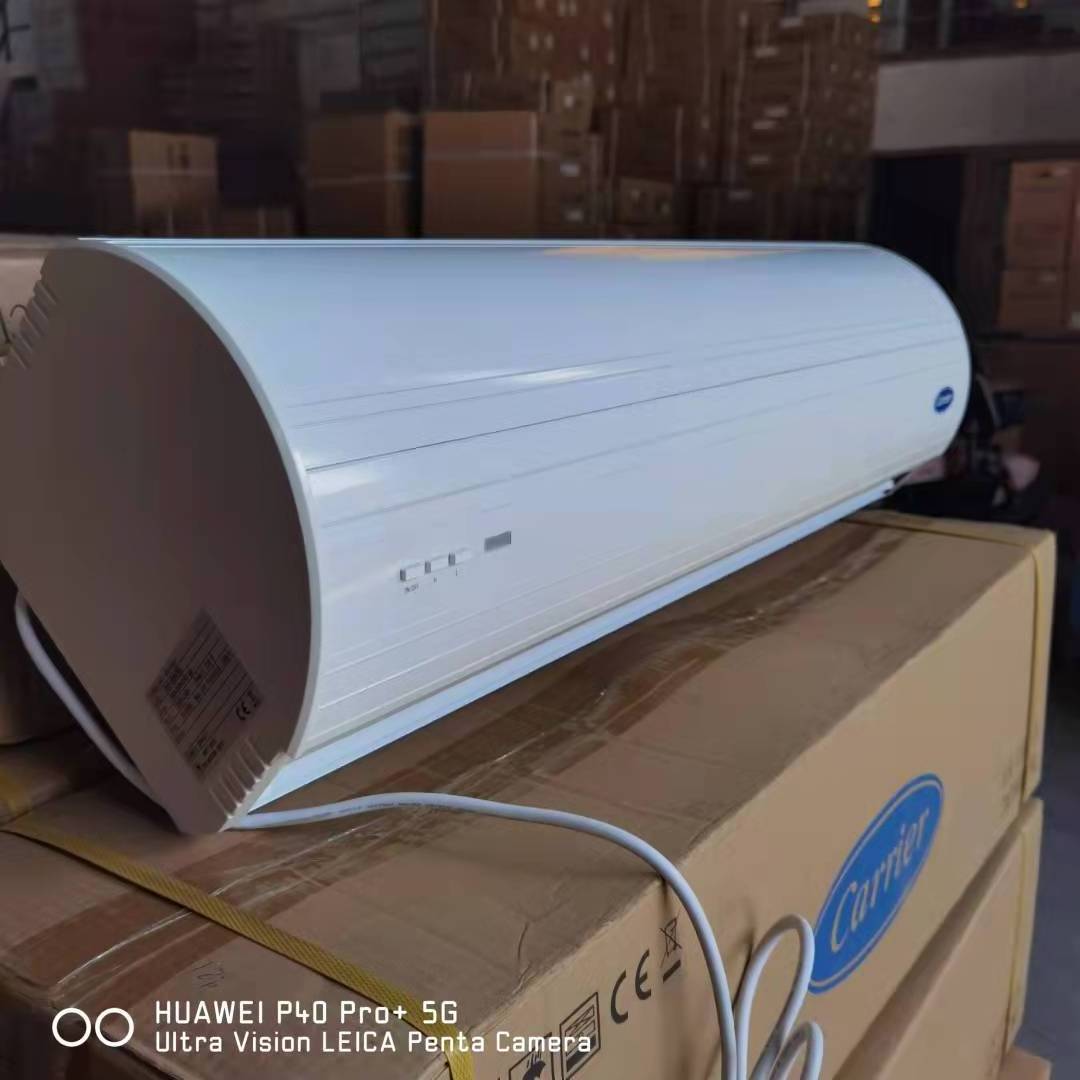 carrier air curtain centrifugal type supper strong air volume aluminum casing 0.9m 1.2m 1.5m remote stock supply hot selling