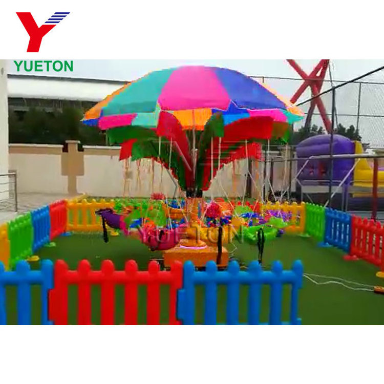 China Cheap Carnival Rides Game Fun Fair Amusement Park Rides Manege Attraction Mini Kids Swing Carousel Merry Go Round For Sale