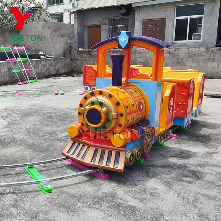 Hot Sale Carnival Attraction Amusement Park Equipment Rescue Track Train Mini Train For Sale