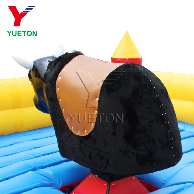 Cheap Price Amusement Park Ride Kids Electric Toys Simulator Machine Inflatable Mechanical Bull Riding For Sale