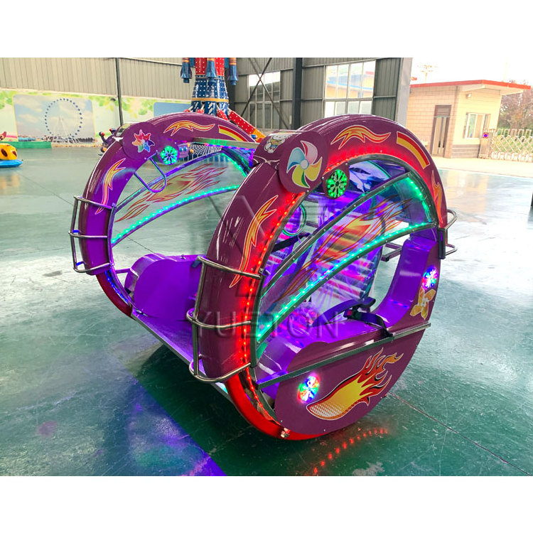 Popular Carnival Game Machine Super Cool Electric Moonwalk Swing Ride Happy Lebar Car For Shopping Mall And Outdoor Playground