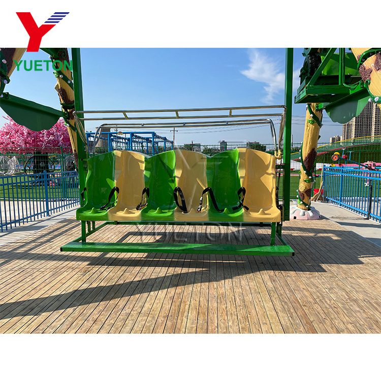 Business Popular Carnival Dinosaur Swing Rides Theme Park Rotating Electric Happy Swings