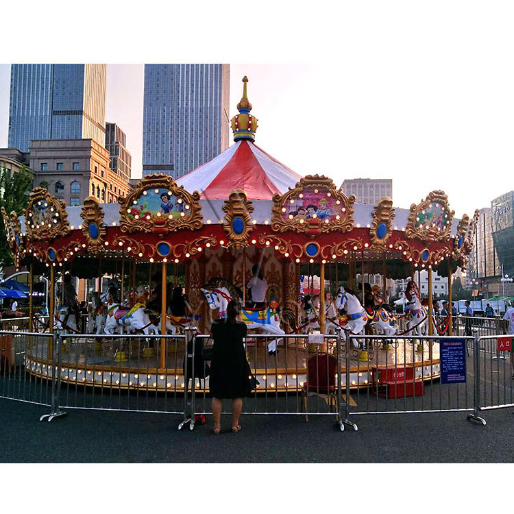 36 Seats Carousel Horse Ride Amusement Park Manufacturer