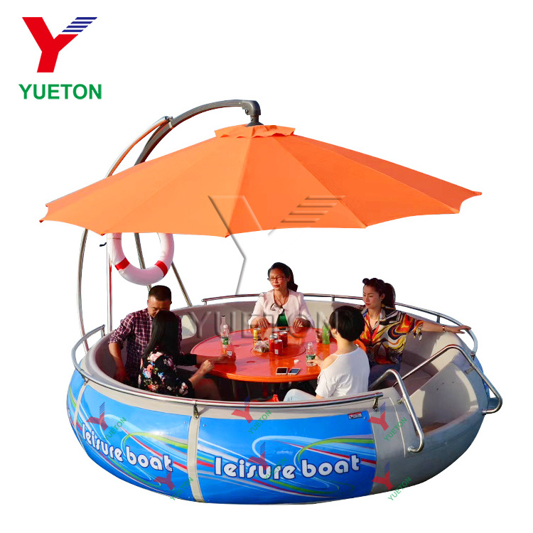 Hot Sale Carnival Attraction Ride Kids Entertainment BBQ Water Pedal Boat For Sale