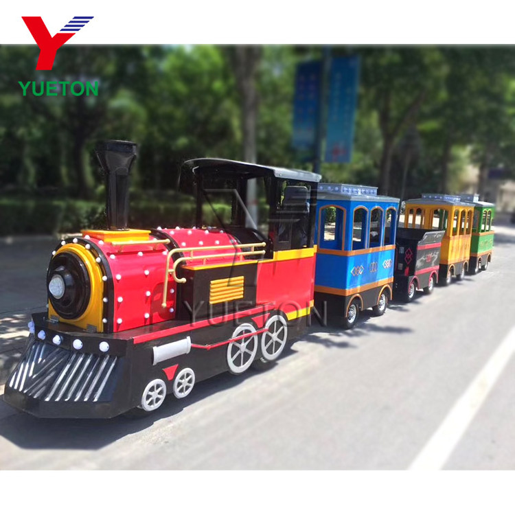 Buy Outdoor Carnival Theme Amusement Park Manufacturers Kiddie Rides Fun Tourist The Electric Trackless Train For Sale