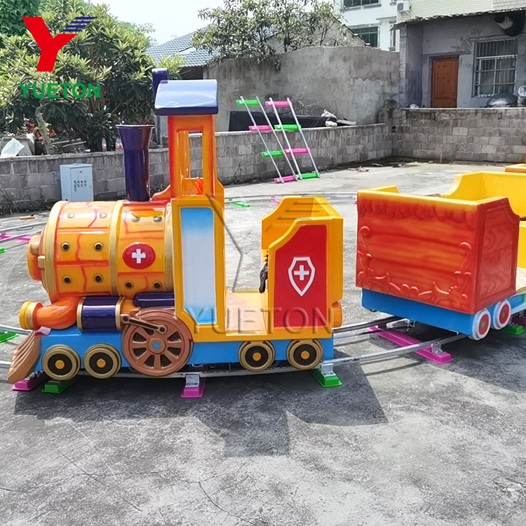 Hot Sale Carnival Attraction Amusement Park Equipment Rescue Track Train Mini Train For Sale