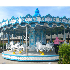 16 24 36 Seats Free 3D Design Build Your Amusement Park Equipment Large Horse Rides Kids Adult Merry Go Round Carousel For Sale