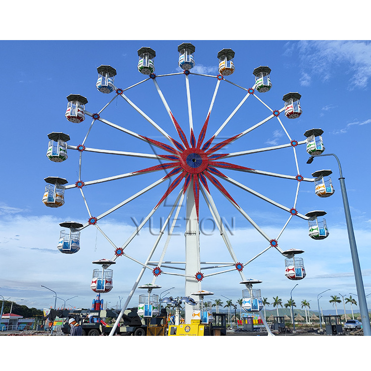 20m 30m 42m 50m 65m 100m Giant Ferris Wheel Fairground Attraction Manege Theme Amusement Park Equipment Rides For Sale