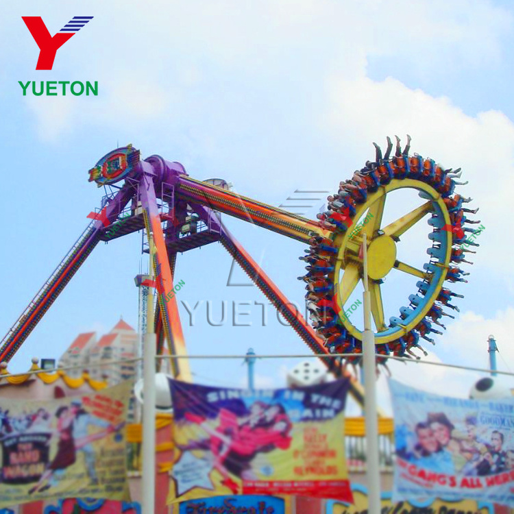 Fairground Outdoor Amusement Park Equipment Machine Attraction Thrill Spinning Hammer Crazy Swing Big Pendulum Ride For Sale