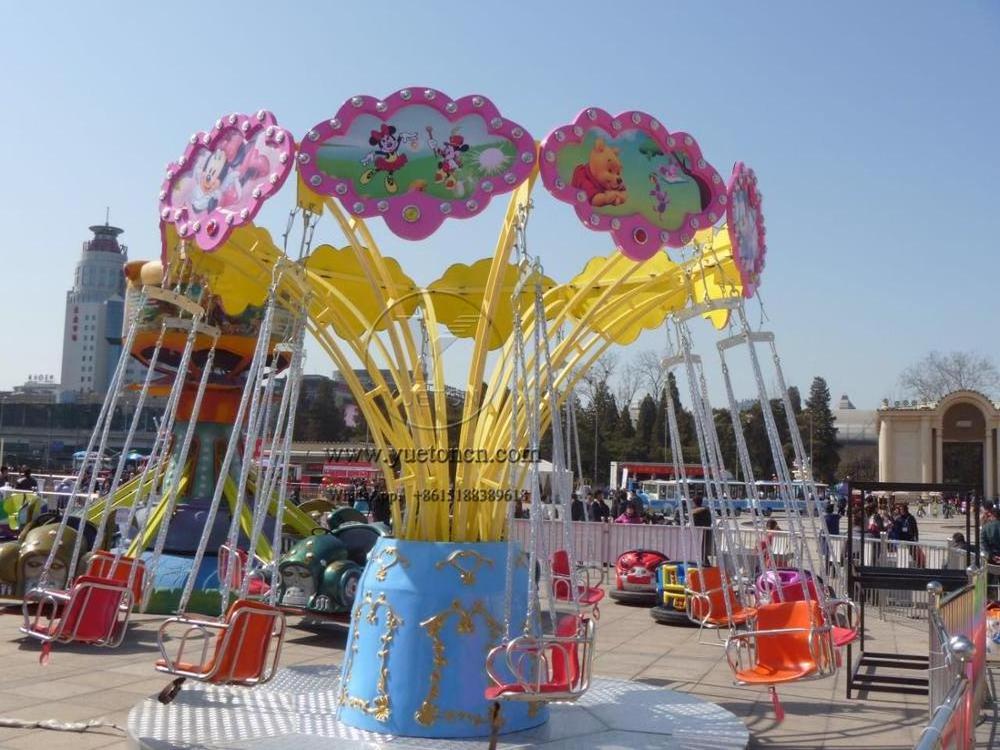 Cheap Spinning Rides at the Fair Amusement Carnival Swings for Kids