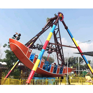 24 Seats Luna Park Fairground Attraction Swing Viking Boat Import Theme Amusement Park Equipment Rides Pirate Ship From China