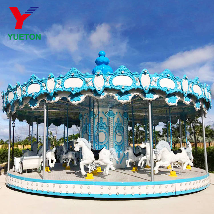 16 24 36 Seats Free 3D Design Build Your Amusement Park Equipment Large Horse Rides Kids Adult Merry Go Round Carousel For Sale