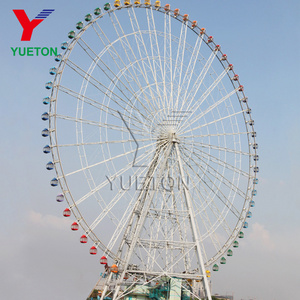 20m 30m 42m 50m 65m 100m Outdoor Amusement Theme Attraction Manege Luna Park Equipment Ferris Wheel Manufacturer For Sale