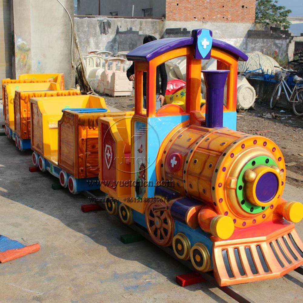 Hot Sale Carnival Attraction Amusement Park Equipment Rescue Track Train Mini Train For Sale