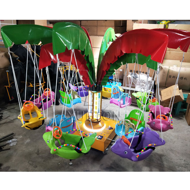 China Cheap Carnival Rides Game Fun Fair Amusement Park Rides Manege Attraction Mini Kids Swing Carousel Merry Go Round For Sale