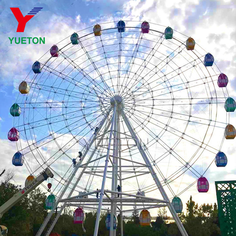 50m 55m 65m 88m 120m China Supplier Sightseeing Amusement Giant Ride Attraction Big Ferris Wheel For Sale