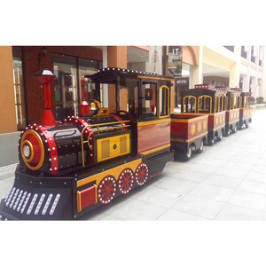 Buy Outdoor Carnival Theme Amusement Park Manufacturers Kiddie Rides Fun Tourist The Electric Trackless Train For Sale