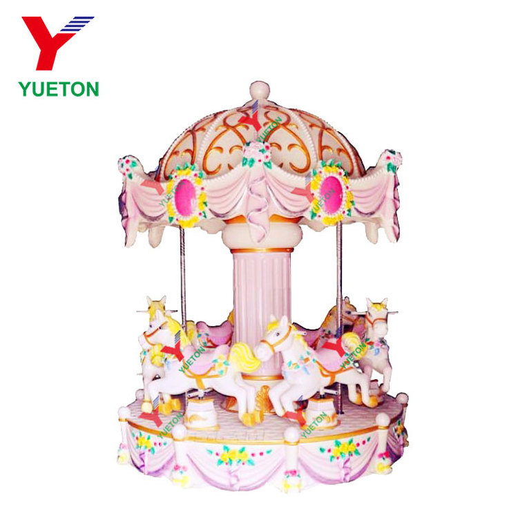 Cheap Playground Small 3 Seats Kids Carousel Rides Miniature Carousels