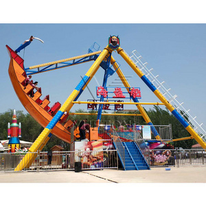 China Manufacturer 40 Seats Thrilling Theme Park Rides Big Pirate Ship Amusement Ride Swing Boat For Sale