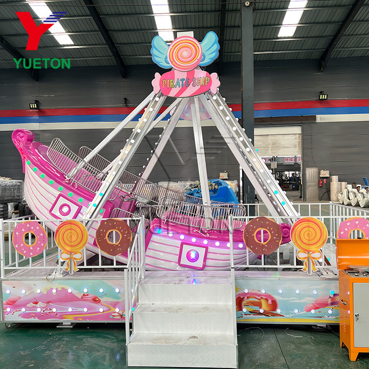 China Manufacturer Funfair Attraction Equipment Kids Pirate Ship Rides For Amusement Park And Shopping Mall Center Business