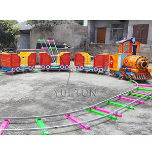 Hot Sale Carnival Attraction Amusement Park Equipment Rescue Track Train Mini Train For Sale