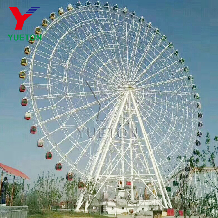 20m 30m 42m 50m 65m 100m Outdoor Amusement Theme Attraction Manege Luna Park Equipment Ferris Wheel Manufacturer For Sale